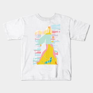 Girls Vintage Dress  Birthday Gift For Girls And Women Kids T-Shirt